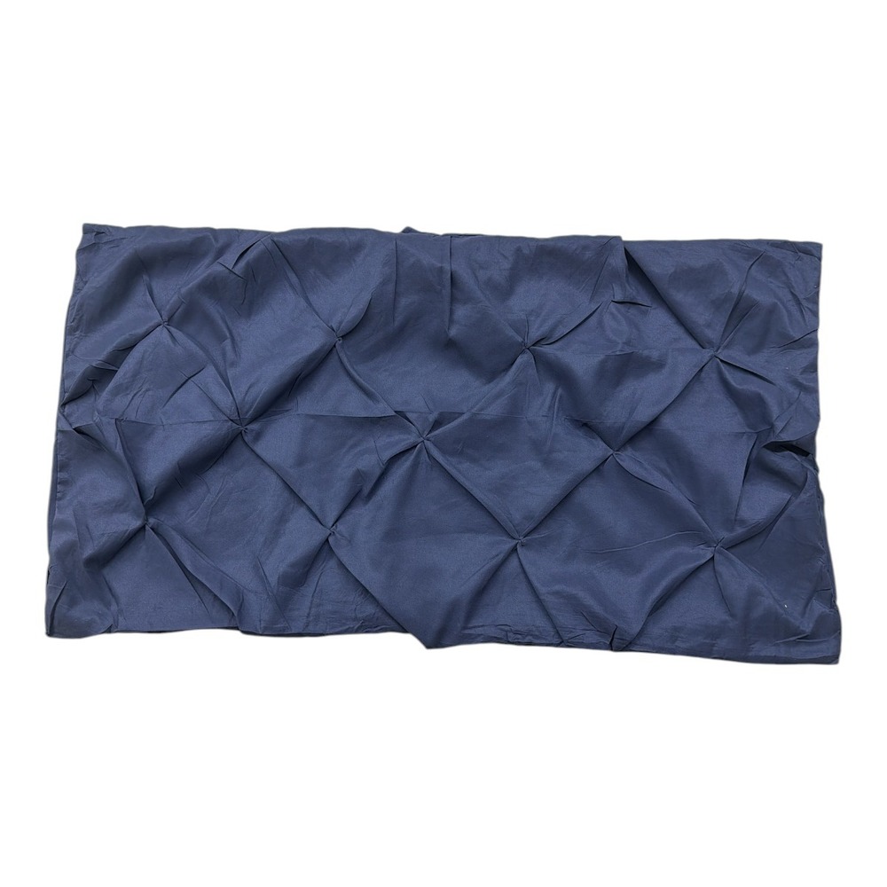 VCNY Home Carmen Pintuck Navy Sham Standard NWOT